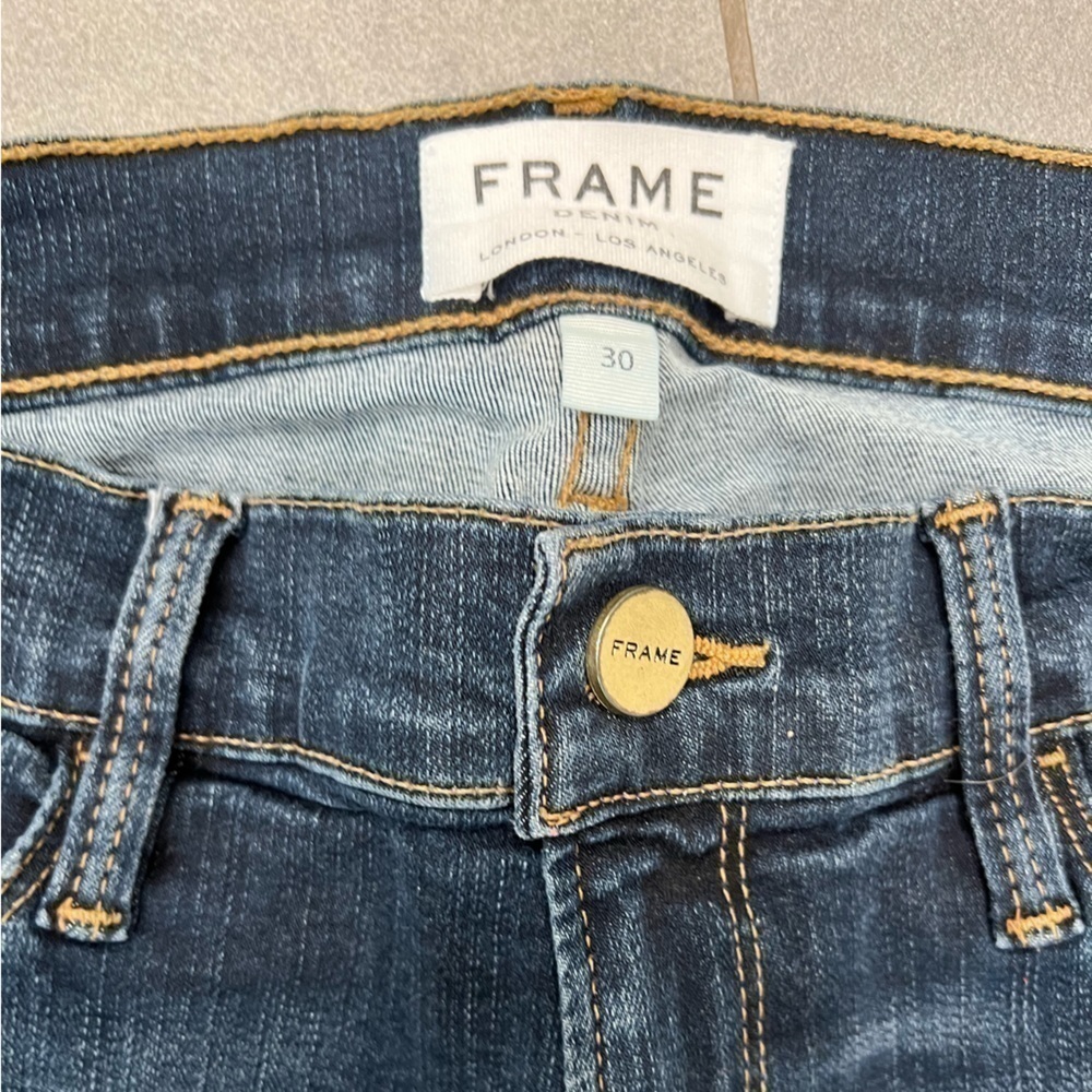FRAME Le Skinny de Jeanne Crop in Thorpe size 30 - Picture 5 of 11